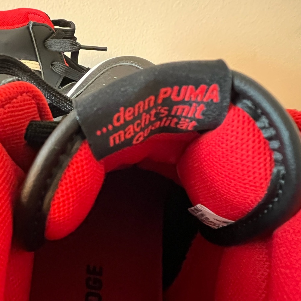 PUMA Ralph Sampson Mid Black High Risk Red - Picture 12 of 13